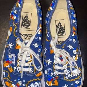 Limited Edition Donald Duck Vans Size 8 Women's